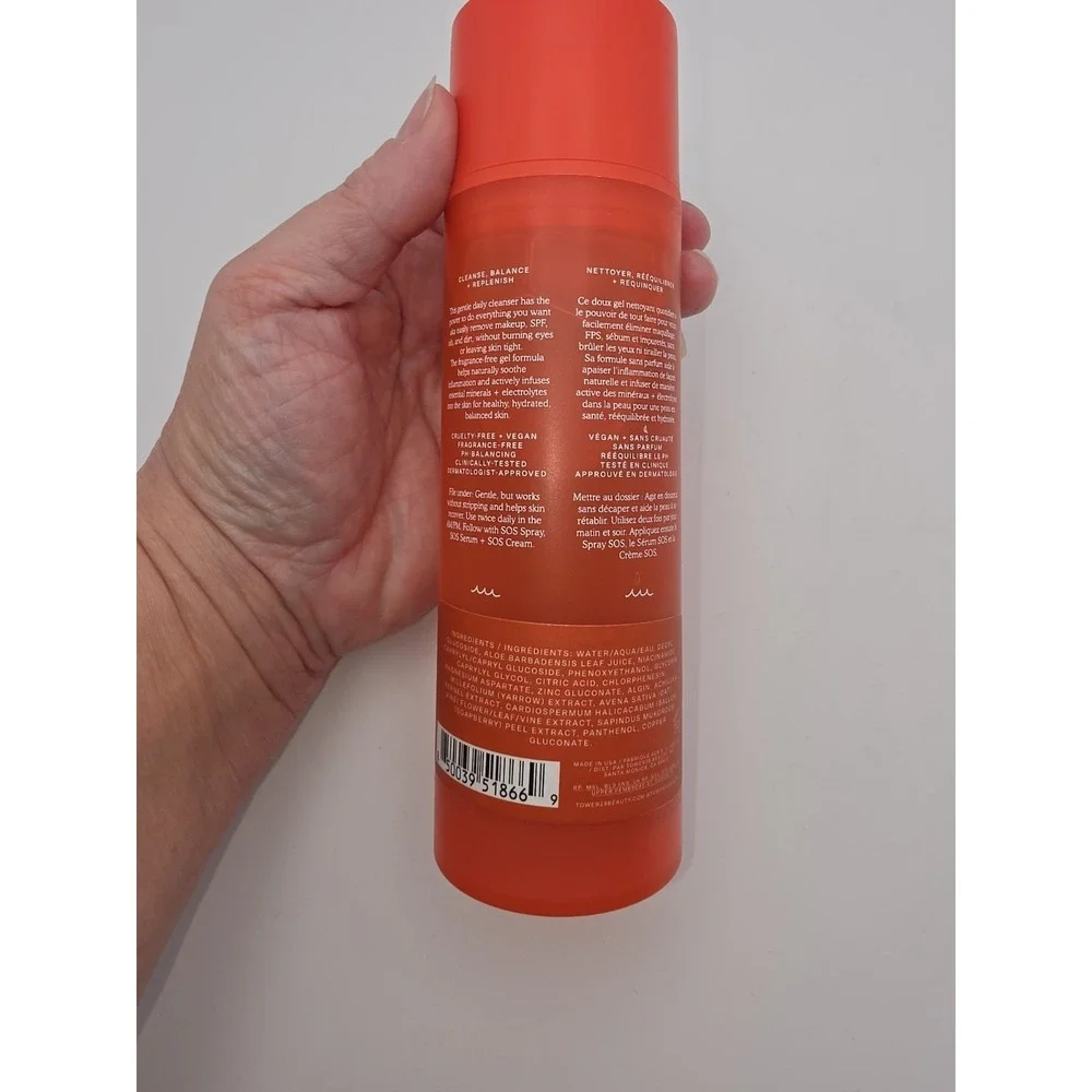 Tower 28 SOS Gel Cleanser My New Sensitive Skin Holy Grail